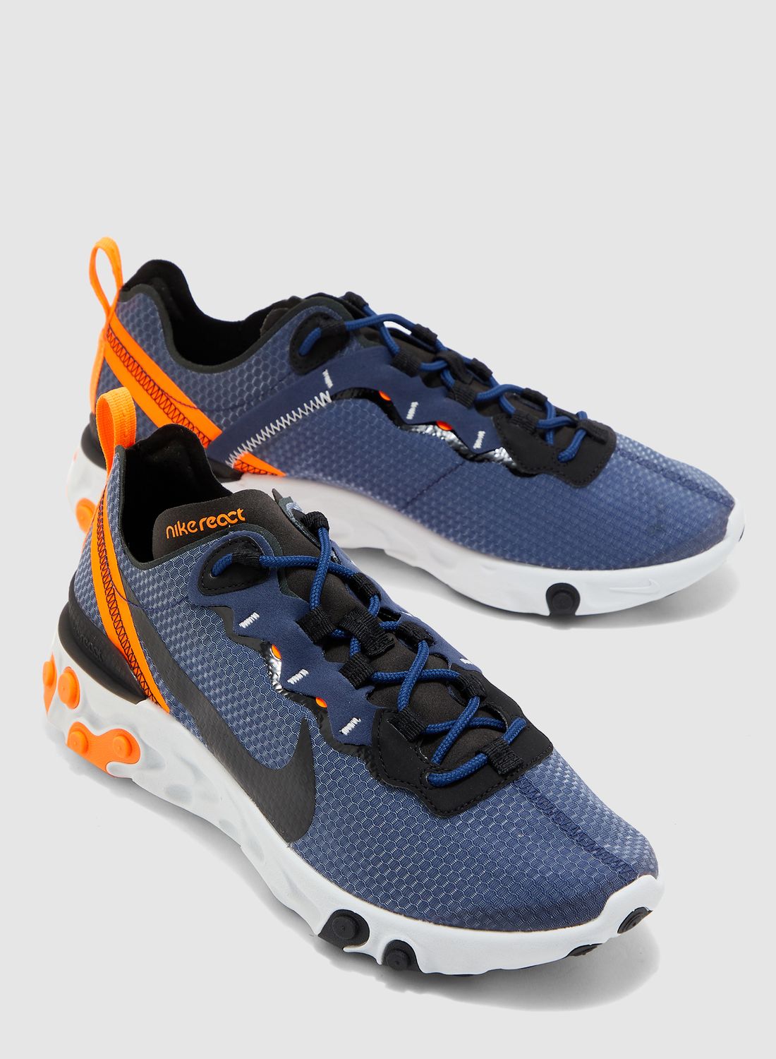 nike react navy orange