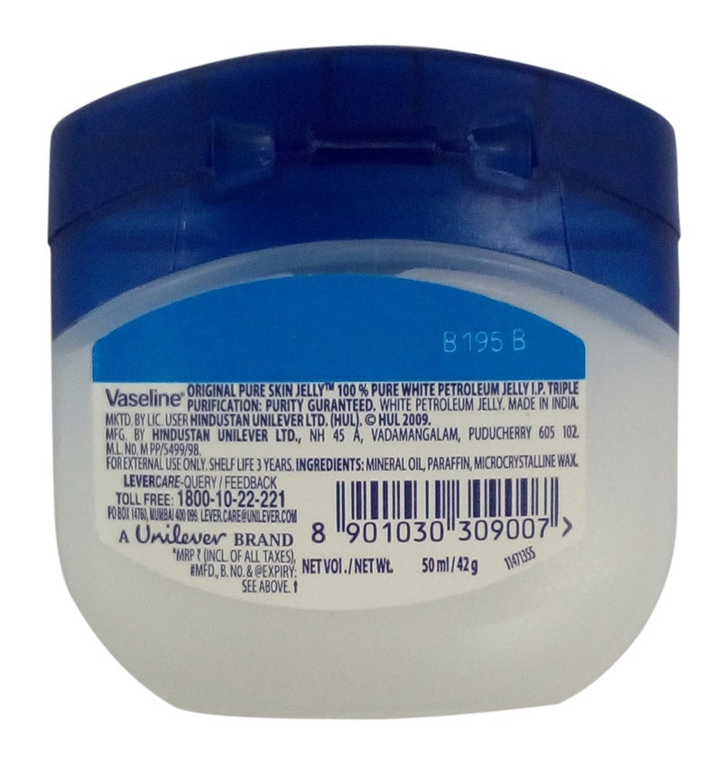 Vaseline Pure Skin Jelly - Original, 50ml Box - Image 2