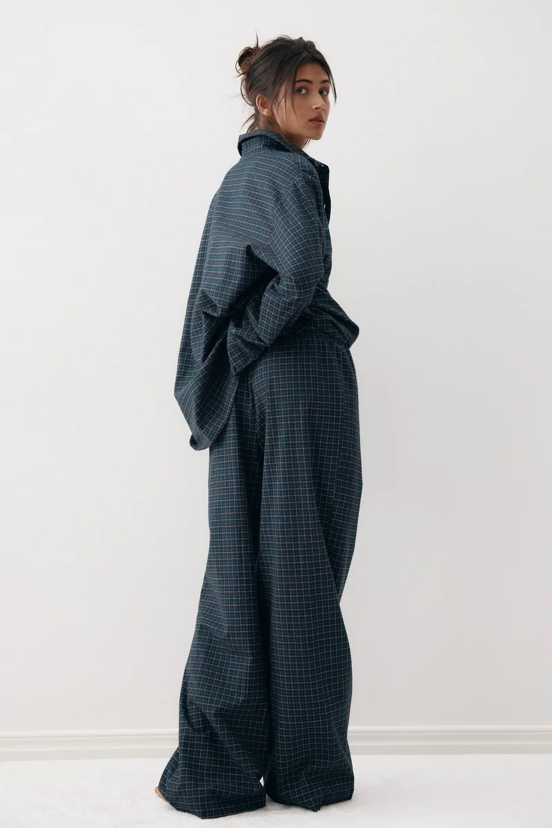 H&M Cotton flannel pyjamas