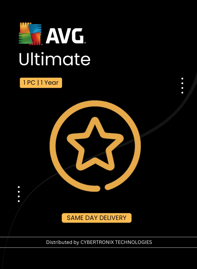 AVG AVG Ultimate | 1 PC for 1 Year | Digital License | SAME DAY DELIVERY