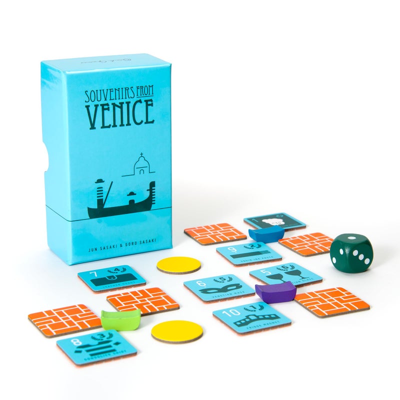 Oink Games Souvenirs from Venice TileBased Strategy Board Game 25 Players Ages 8 Portable Travel Game - Image 3