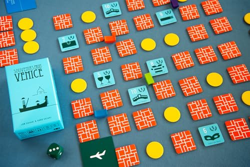 Oink Games Souvenirs from Venice TileBased Strategy Board Game 25 Players Ages 8 Portable Travel Game - Image 5