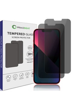 PRIMEEIGHT iPhone 13 Pro Max Privacy Screen Protector 6.7 Inch Display - Ultra Thin 9H Hardness Tempered Glass iPhone 13 Pro Max Pack of 2 - Easy to Install HD Privacy Screen.