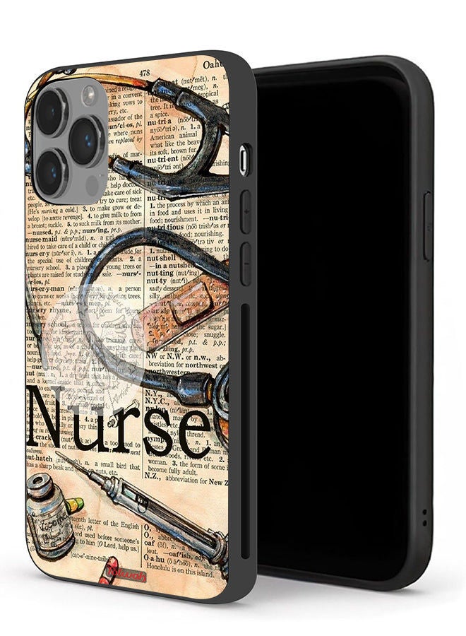 Tolwak Apple iPhone 14 Pro Protective Case Nurse Vintage Tools - Image 1