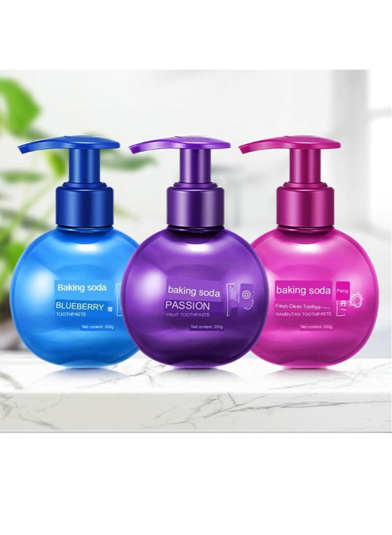 DubaiGallery Toothbrush Baking Soda Toothpaste Decontamination Teeth Gums Oral Care Random Colour