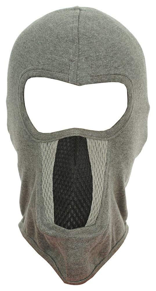 H-Store Unisex Stretchable Cotton Face Mask – Washable (Grey Red) - Image 5