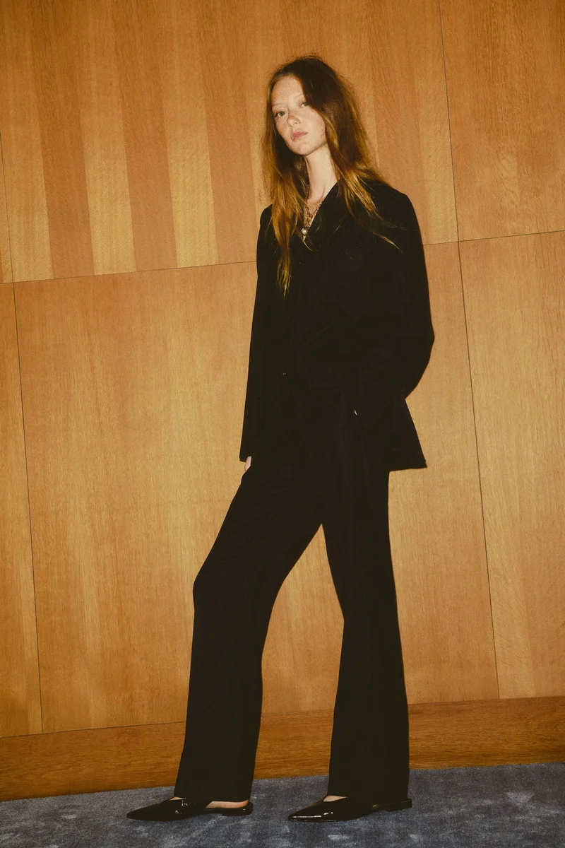 H&M Tailored wool-blend trousers