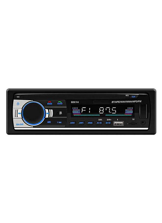SPIDER - Multimedia Car Stereo Single Din Bluetooth Audio and Hands-Free Calling, Built-in Microphone, MP3 Player Stereo Support USB, FM, TF, AUX, Micro SD Card with Remote Control - Image 1