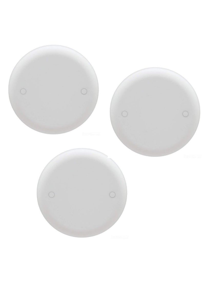 Thomas & Betts Carlon CPC4WH Ceiling Fan Box Cover Round Blank 4Inch Diameter White 3 PACK 