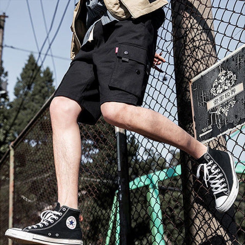 Japanese Trendy Loose-Fit Black - Image 4