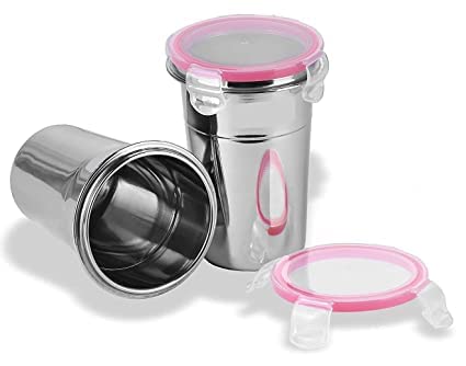 KIDINGTON Leak Proof Food Grade Stainless Steel Tumbler for Coffee Tea Beer Milk Lassi Butter Milk Glass Tumbler 600ml - Image 5
