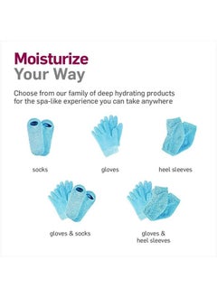 Moisturizing Gel Gloves - (for Dry, Cracked Skin, Aging Hands, Cuticles, Eczema, After Hand Washing, Instead of Overnight Sleeping Gloves, Lotion, Cream) - Color: Aqua - pzsku/ZE606C2A41FCBB6AEC19DZ/45/_/1690805732/816ef363-c426-4a5f-9ee0-07413db96ec6