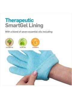 Moisturizing Gel Gloves - (for Dry, Cracked Skin, Aging Hands, Cuticles, Eczema, After Hand Washing, Instead of Overnight Sleeping Gloves, Lotion, Cream) - Color: Aqua - pzsku/ZE606C2A41FCBB6AEC19DZ/45/_/1690805733/42e20980-9caf-40f2-99ca-d69b04b7defa