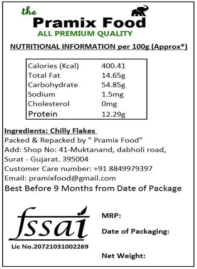 Pramix Red Chilli Flakes (500 Grams) - Image 4