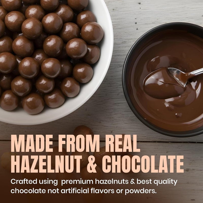 Karish Hazelnut Dragee Caramel 180g Jar – Crunchy Nut Snack Coated in Sweet Caramel, Perfect for Gifting & Sharing - Image 2