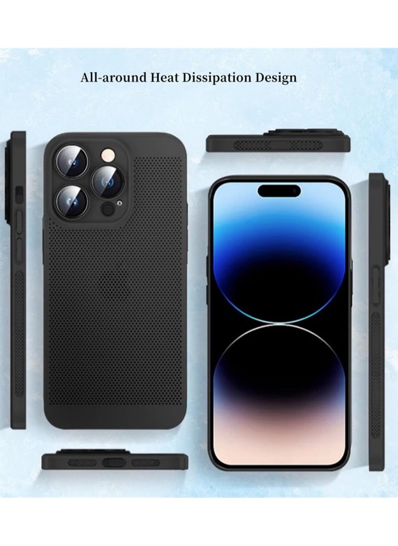 Heat Dissipation Case with Built in Camera Lens Protector Slim Fit Breathable Cooling Anti Fingerprint Hard PC Back ShockproofÂ Cover For Iphone 16 Pro Max (Black) - pzsku/ZE60727BB07C34BA66C0FZ/45/_/1738090804/59fdc6e9-57d0-4ae4-82b6-74c12bbb629e