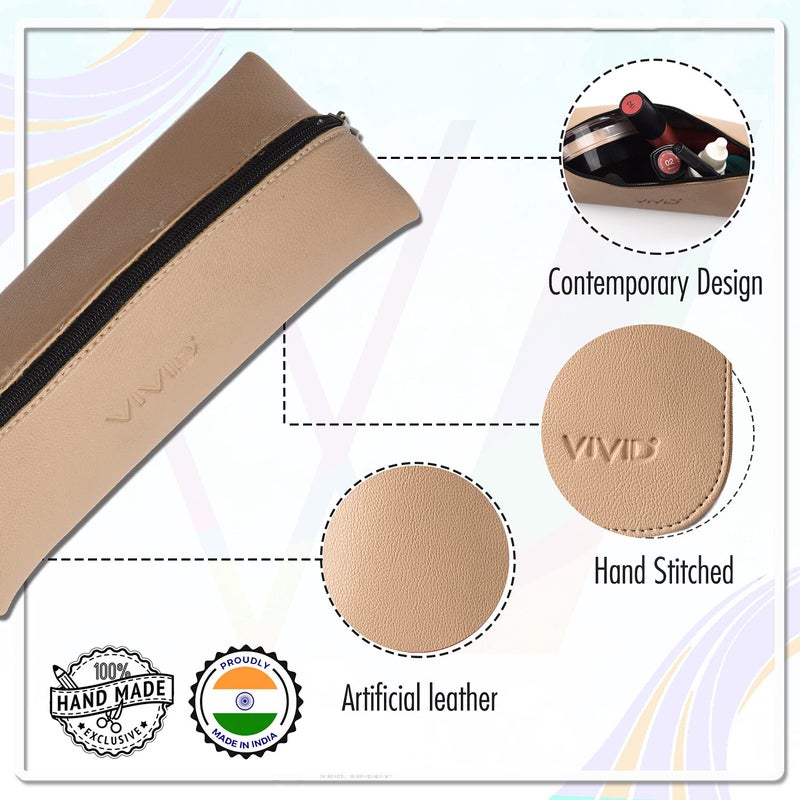 VIVID Vision Unisex Adult Lightweight Eyewear Specs Case Cover | Protect Eye Glasses | Chashma Dibbi | Spectacle Box | Closure - Zipper | Faux Leather - Image 3