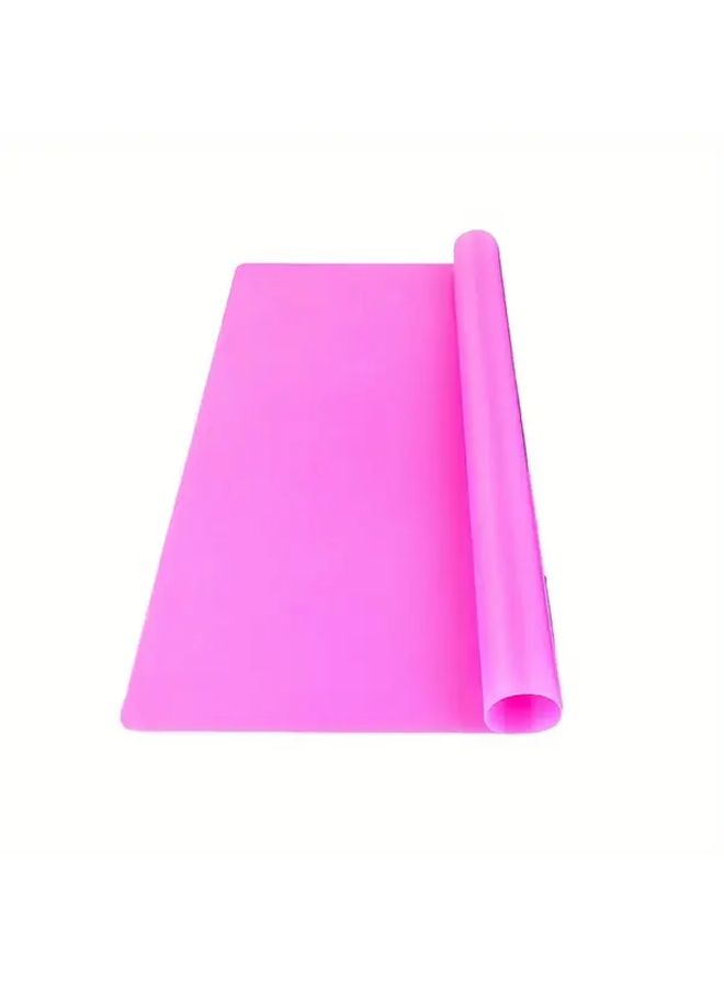 Blue Silicone Table Mat Heat Resistant Non Slip Surface Protection Pad for Kitchen Dining Crafts - Image 5