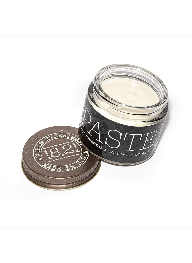 18.21 Man Made Hair Paste Pomade with Natural Shine Finish for Men, Sweet Tobacco, 2 Ounce  - Image 1