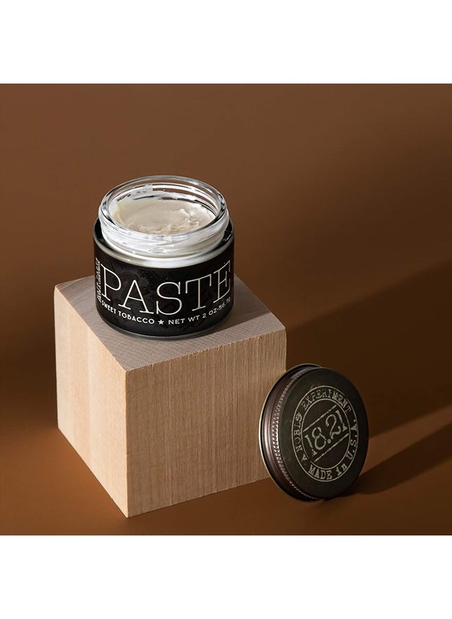 18.21 Man Made Hair Paste Pomade with Natural Shine Finish for Men, Sweet Tobacco, 2 Ounce  - Image 5