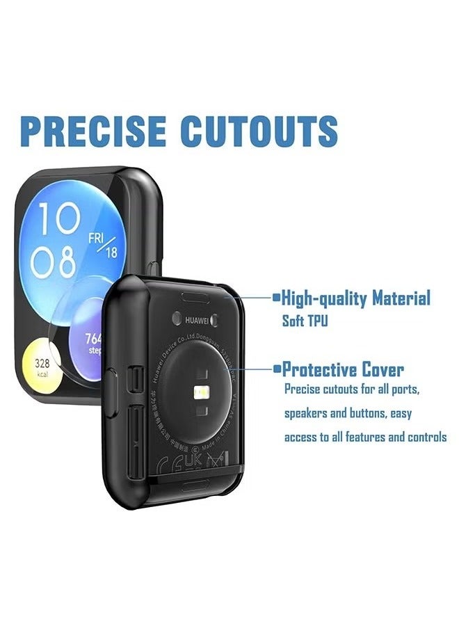 عربست حامي وغطاء ساعة هواوي ووتش فيت 2 في لون أسود - Image 2