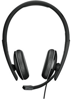 EPOS EPOS | Sennheiser Adapt 165 USB II - Wired, Double-Sided Headset - 3.5mm Jack and USB Connectivity - UC Optimized - Superior Stereo Sound - Enhanced Comfort - Call Control - Black  - Image 2