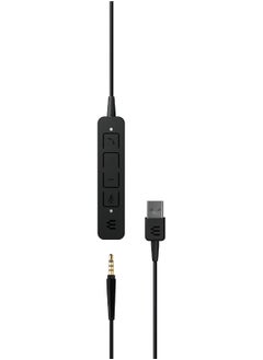 EPOS EPOS | Sennheiser Adapt 165 USB II - Wired, Double-Sided Headset - 3.5mm Jack and USB Connectivity - UC Optimized - Superior Stereo Sound - Enhanced Comfort - Call Control - Black  - Image 5