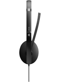 EPOS EPOS | Sennheiser Adapt 165 USB II - Wired, Double-Sided Headset - 3.5mm Jack and USB Connectivity - UC Optimized - Superior Stereo Sound - Enhanced Comfort - Call Control - Black  - Image 3