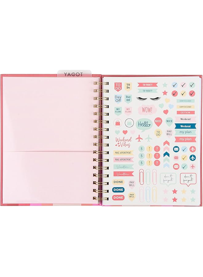 erorex 18 Month Small Planner 2024 2025 August 2024 January 2026 Planner Daily Weekly Planner And Monthly Planner Enjoy Every Moment Planner 2024 With 3 Sticker Sheets 2024 Calendar Planner - Image 3