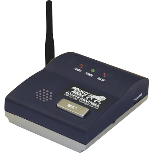 Mighty Mule Interior Wireless Replacement/Additional Driveway Alarm Base Station for Mighty Mule Outdoor Motion Detectors - Compatible with Mighty Mule Automatic Gate Openers - Black, FM231-R - Image 1
