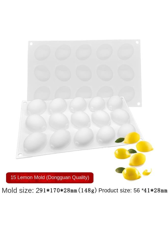 Bluejw Fruit Mousse Silicone Cake Mold DIY Baking Fruit Shape French Chiffon Dessert Mold - Image 1