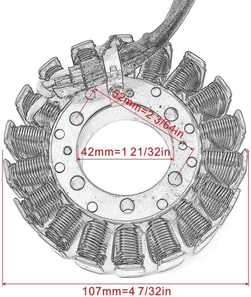 Wivplex Motorcycle Generator Stator Coil for CBR600 F4i - Image 2
