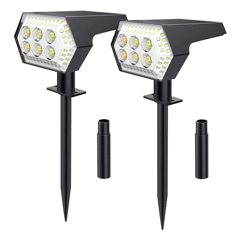 1Pc Solar Lamp USB Charge 108LEDs Light Sensor Remote Control IP65 Waterproof Garden Ground Lawn Lamp Wall Lamp - Image 5