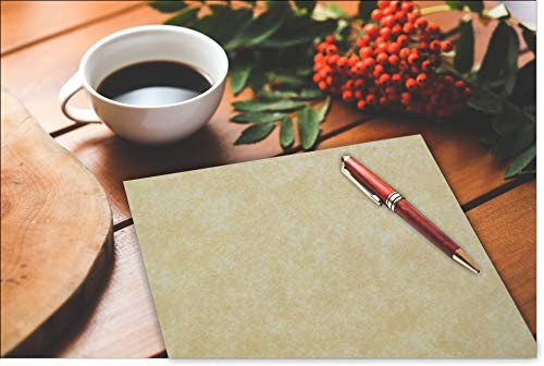 ThunderBolt Paper 50 Old Age Parchment 60# Text (=24# Bond) Paper Sheets - 8.5 X 11 Inches Standard Letter|Flyer Size - 60 Pound is Not Card Weight - Vintage Colored Old Parchment Semblance - Image 5
