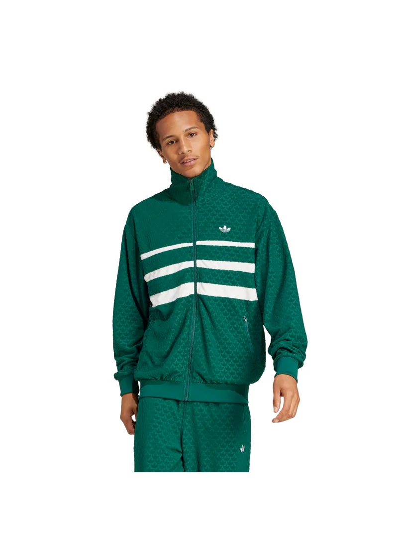 اديداس adidas Q12 MONOGRAM T Green Originals Men TRACK TOPS