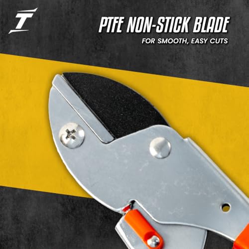 TOMAHAWK® Anvil Pruner – For Dry & Woody Stems | 185mm Blade, 16mm Max Cutting Diameter | TAP200 | High-Carbon Steel Blade, Metal Handle with PVC Grip, Rust Resistant - Image 4