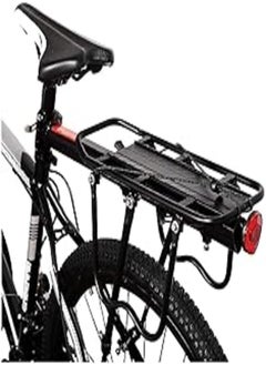 OR Arltb Aluminum Alloy Bike Carrier Rack Adjustable 50kg Capacity Bicycle Accessories Cargo Rack for Mountain Bike Road Bike Garage 