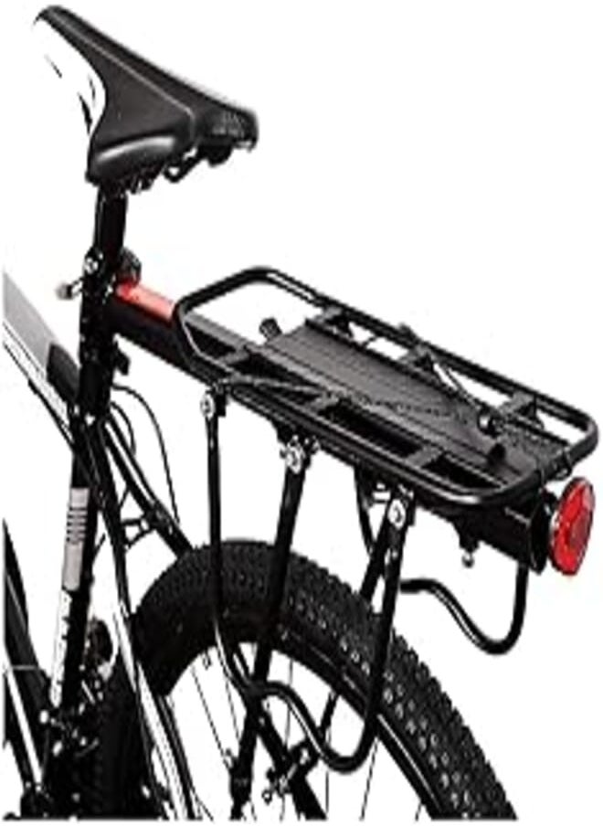 OR Arltb Aluminum Alloy Bike Carrier Rack Adjustable 50kg Capacity Bicycle Accessories Cargo Rack for Mountain Bike Road Bike Garage 