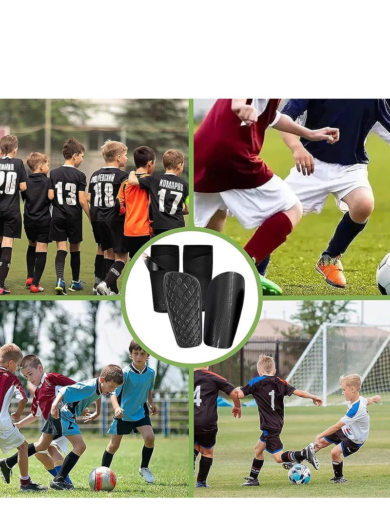 TRASSLE Soccer Shin Guards for Kids Adults,Shin Pads and Shin Guard Sleeves for 3-15 Years Old Boys and Girls for Football Games, EVA Cushion Protection Reduce Shocks and Injuries,Lightweight,Breathable  - Image 5