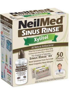 NeilMed Sinus Rinse Kit With Xylitol, 50 Count (Pack Of 1)  - Image 1