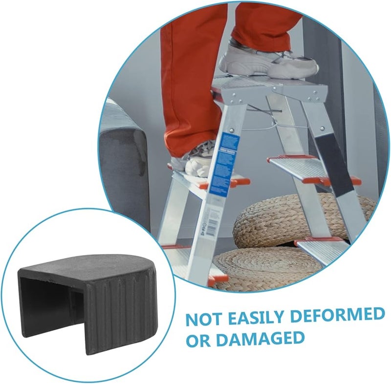 2Pcs High Grade Ladder Pads Replacement Parts Portable Lightweight Design 2 Pack - Image 3