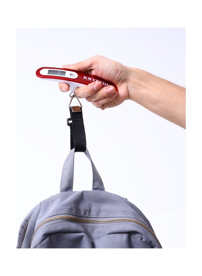 KRYPTON LCD Display Luggage Scale Red/White/Black - Image 3