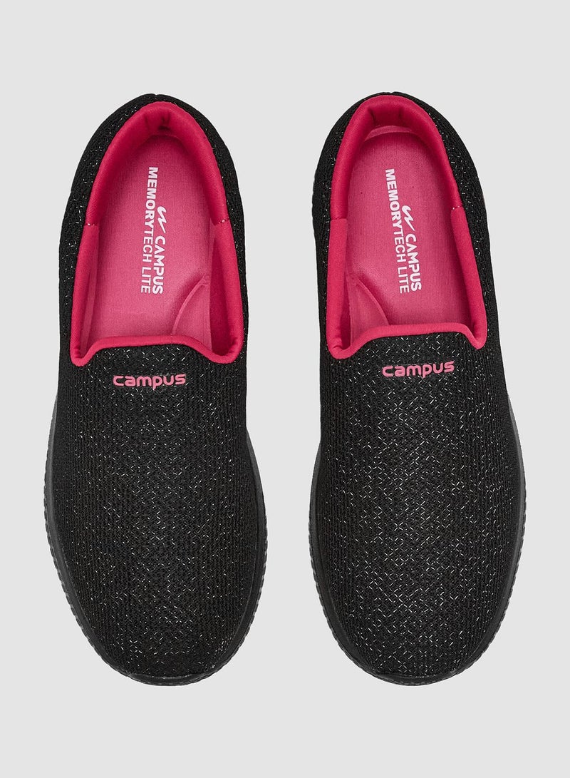 كامبس أحذية نسائية سوداء سهلة الارتداء منخفضة الرقبة - Image 4