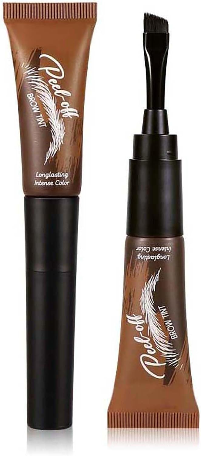 Espresso Peel Off Eyebrow Tint Gel LongLasting Brow Tattoo Effect with Intense Color Waterproof and SmudgeProof Formula Easy Application and Removal Natural Finish Espresso