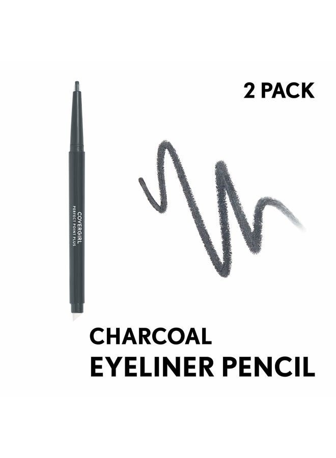 CoverGirl Covergirl Perfect Point Plus Charcoal Color Eyeliner Pencil, 0.008 Ounce (Pack of 2) - Image 2