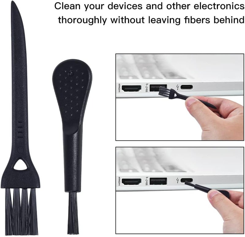 iKammo 20 قطعة غطاء سدادات غبار USB نوع C لجهاز iPhone 16 15 بلس برو ماكس سامسونج جالاكسي S25 S24 S23 ألترا نوت بيكسل USB C أغطية حماية منفذ الشحن مع 2 فرشاة تنظيف - Image 5