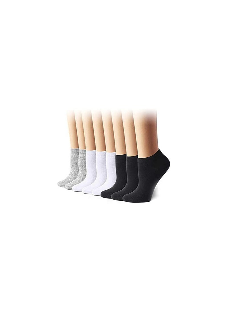 DeloPik Men's Cotton Low Cut Ankle Socks (3 Pairs) - Image 2