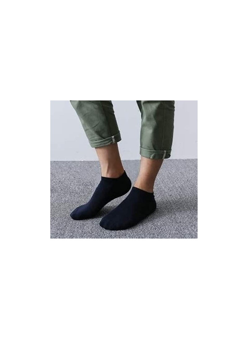 DeloPik Men's Cotton Low Cut Ankle Socks (3 Pairs) - Image 3