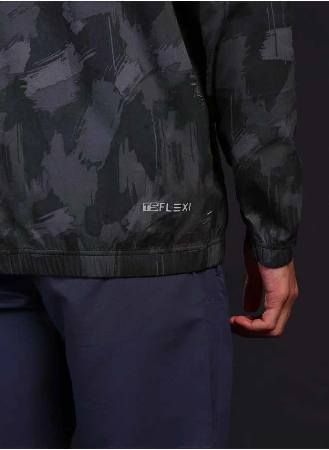 تكنوسبورت SOLID 2-WAY STRETCH WOVEN JACKET FS by Styli