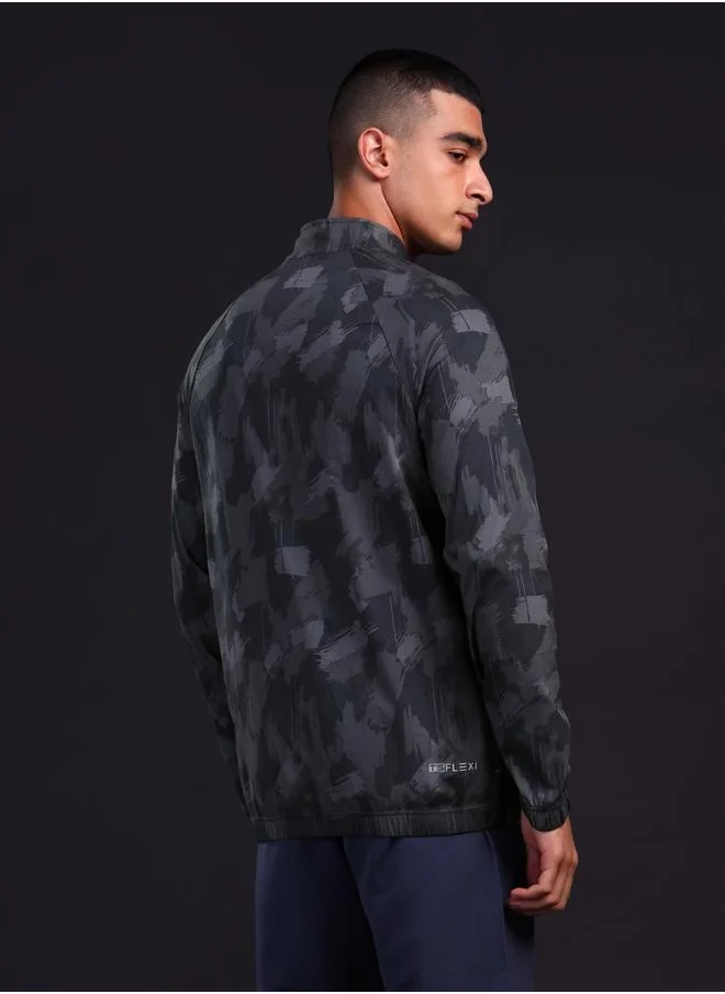 تكنوسبورت SOLID 2-WAY STRETCH WOVEN JACKET FS by Styli